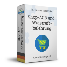 Onlineshop-AGB mit Widerrufsbelehrung für Verbraucher (Deutsch)