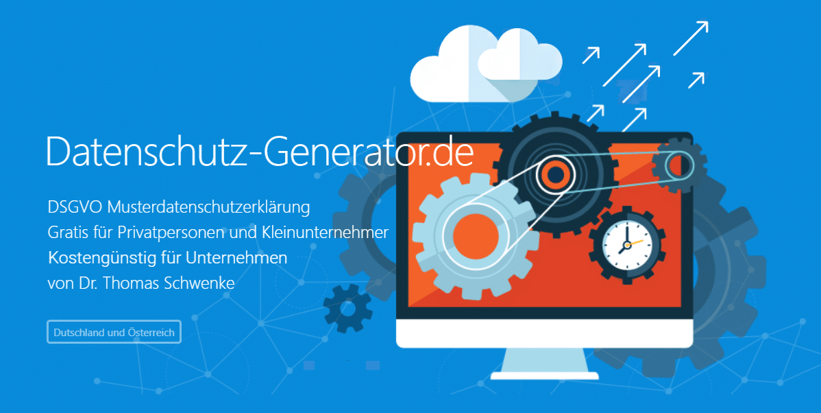 Dsgvo Datenschutzerklärung Generator Für Webseiten Shops Blogs Und